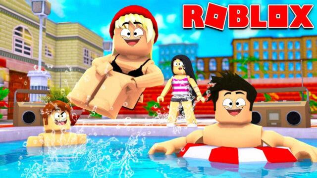 Roblox度假村大亨:打造超豪华游泳池!名媛拼单才能来?小格解说