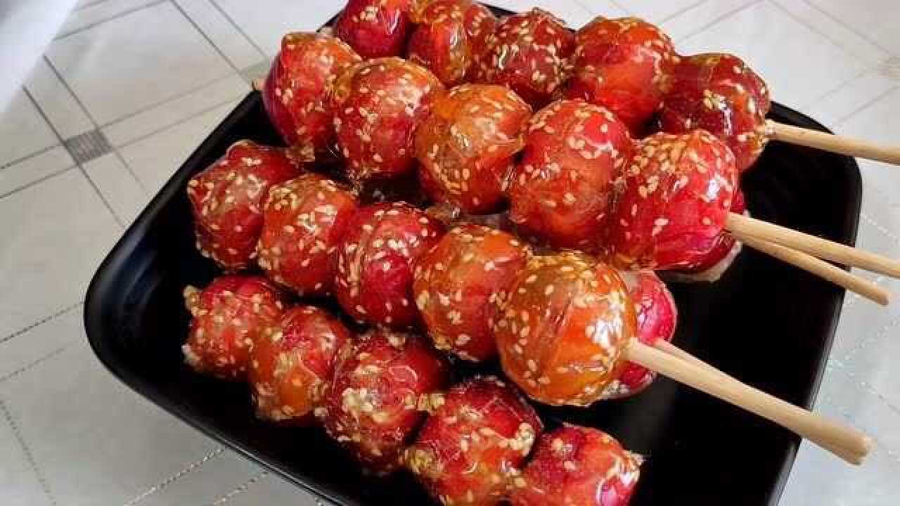 自制冰糖葫芦,真材实料,做法超简单!