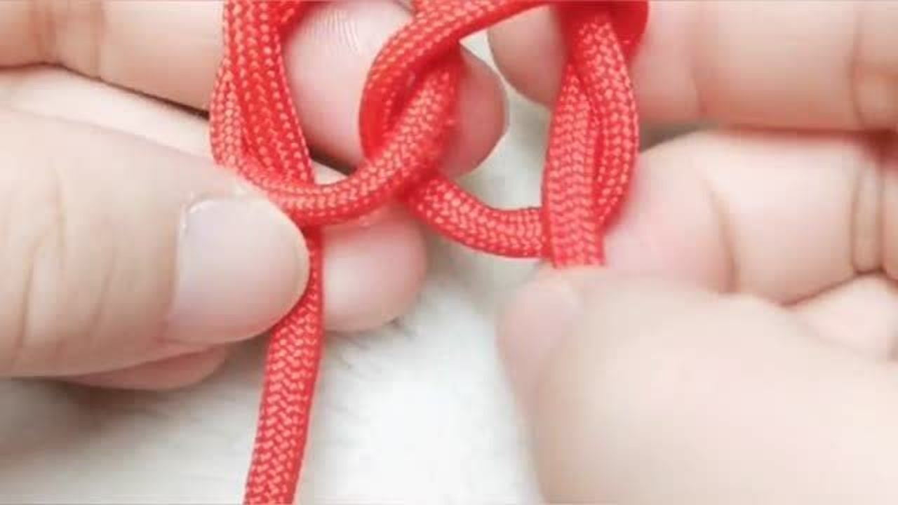 最简单的中国结的编法一根绳子就搞定看完就能学会