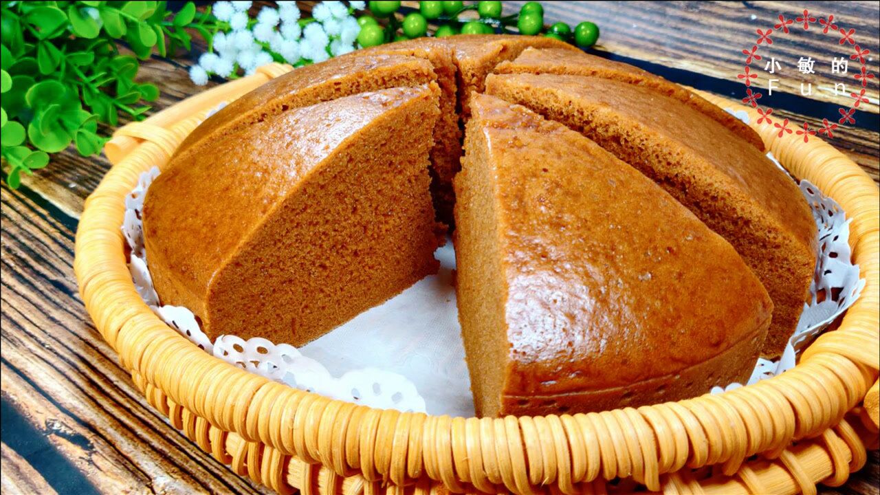 简单又美味的红糖马拉糕,广东早茶点心