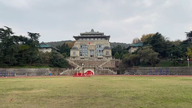 武汉深秋,武汉大学校园风景