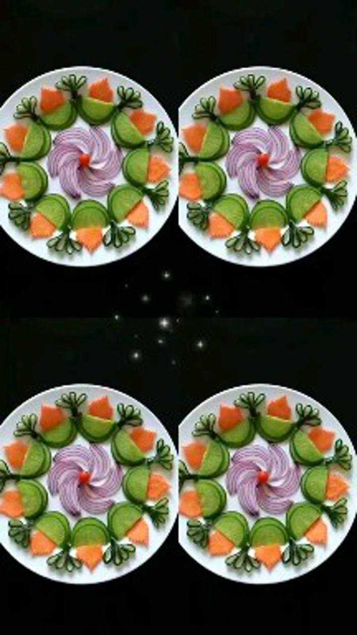 黄瓜拼盘花样.