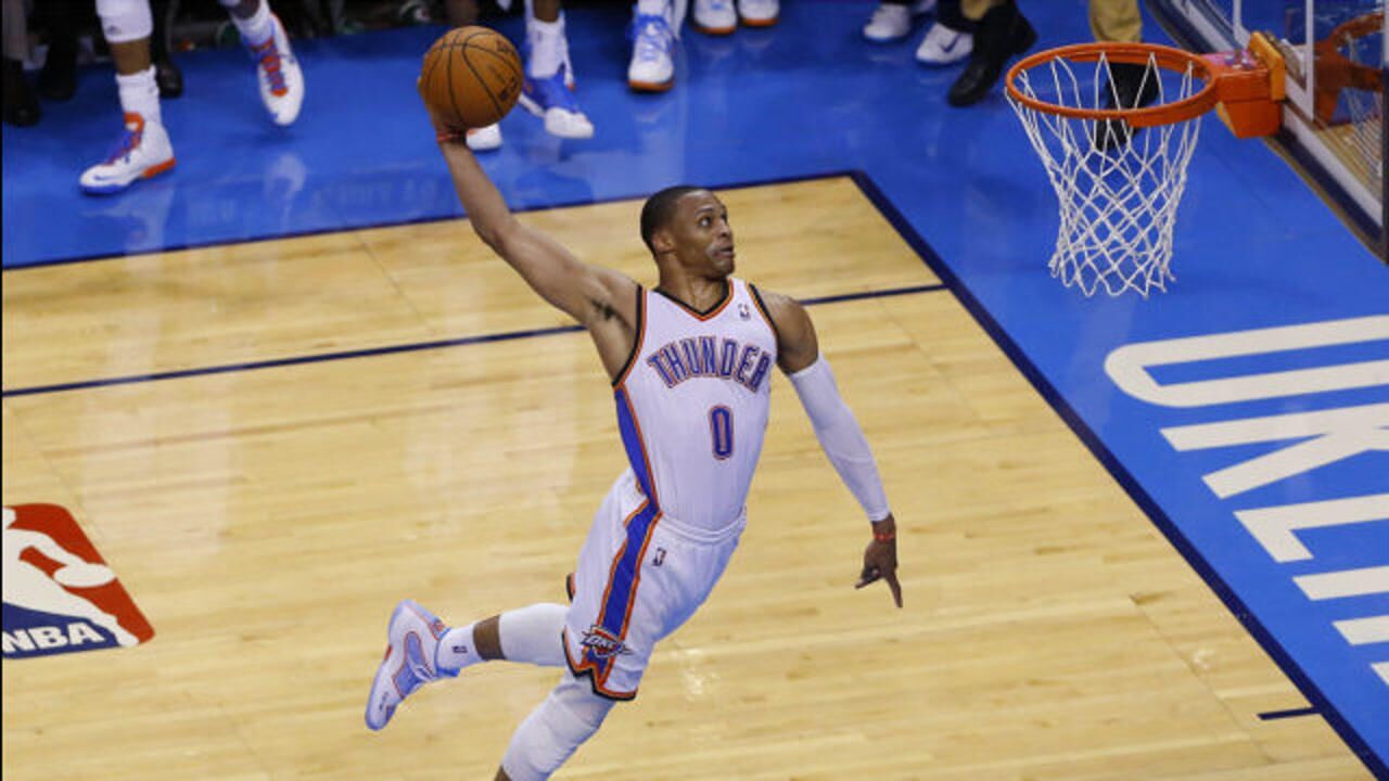 摧枯拉朽威少暴扣合集全力对待每一次扣篮