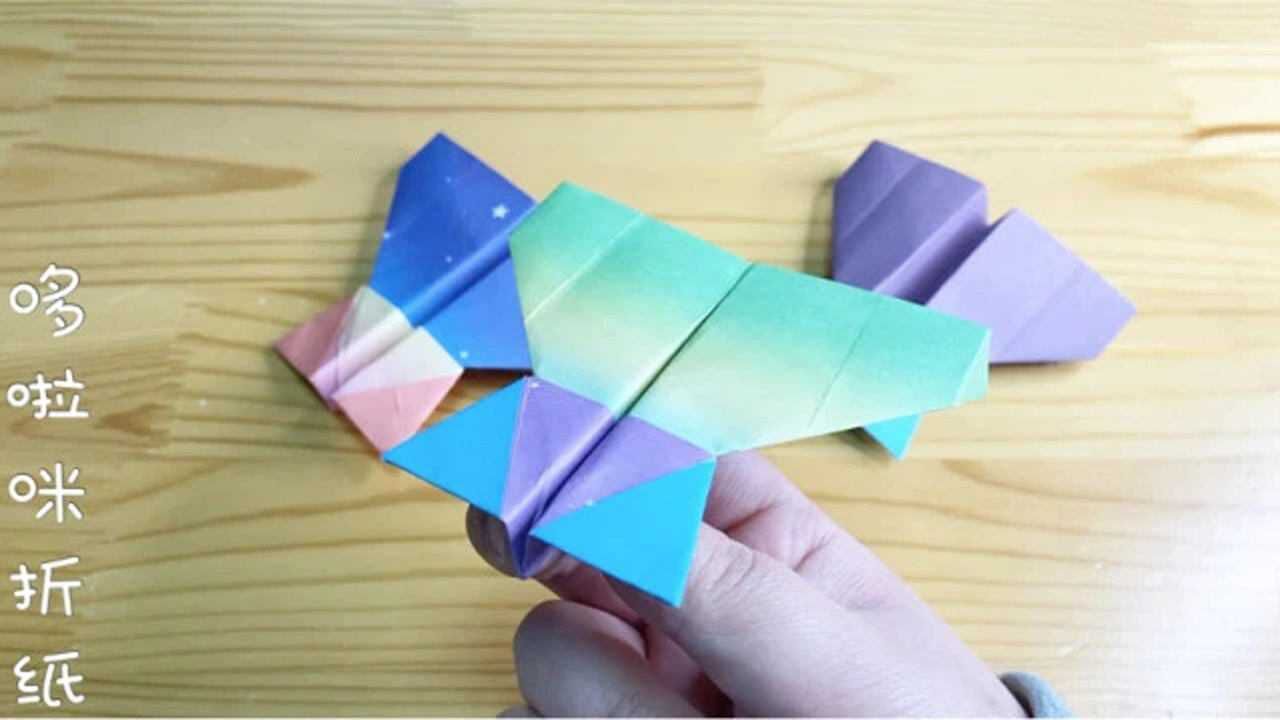 一飞冲天滑翔力超强的飞机折纸飞得又稳又远和朋友一起比赛吧