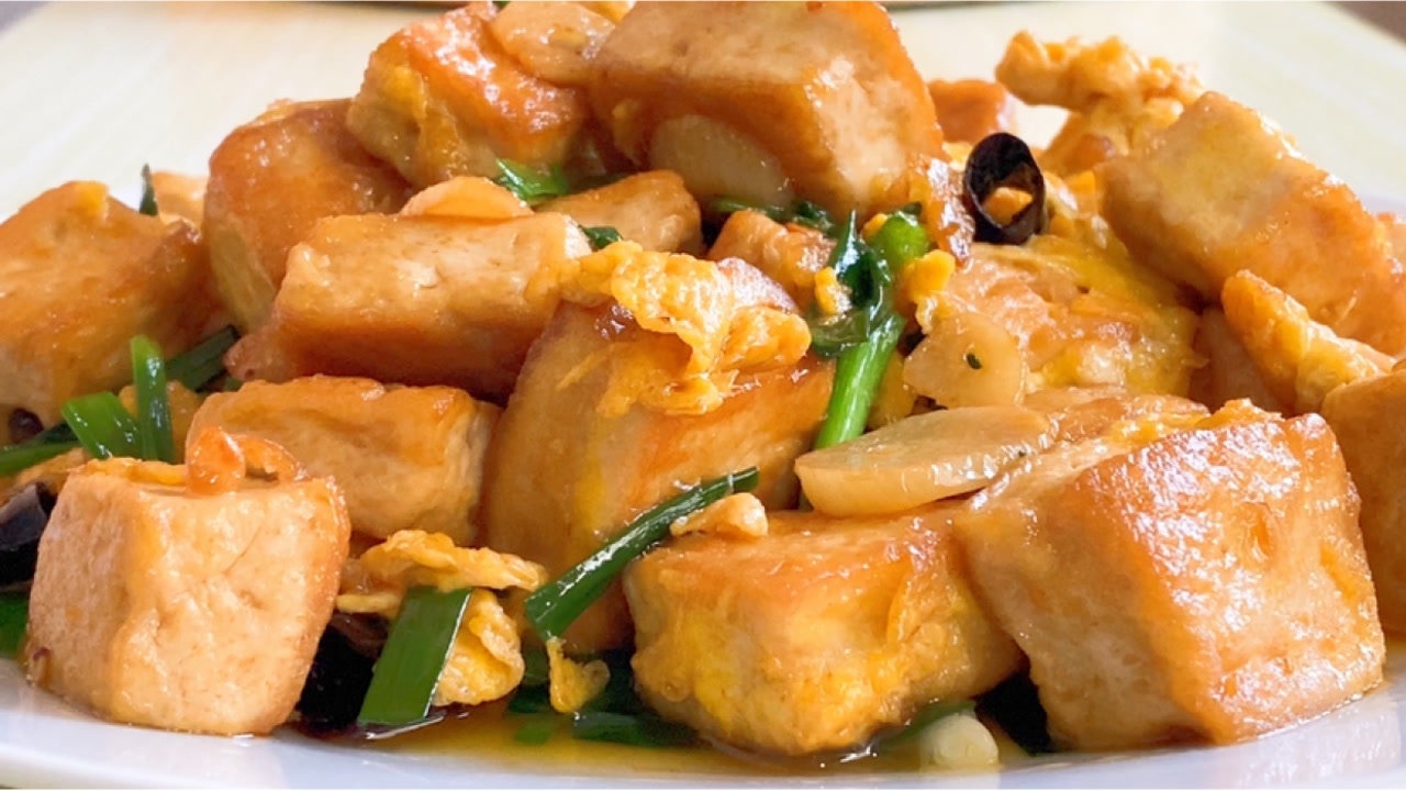 这才是豆腐焖鸡蛋的正确做法软嫩鲜香还没出锅就饿了