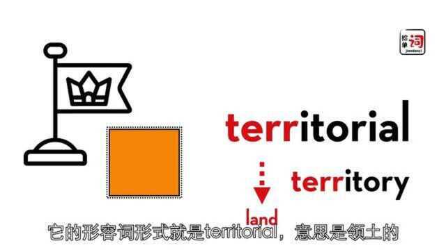 英语角:每日一词,territory