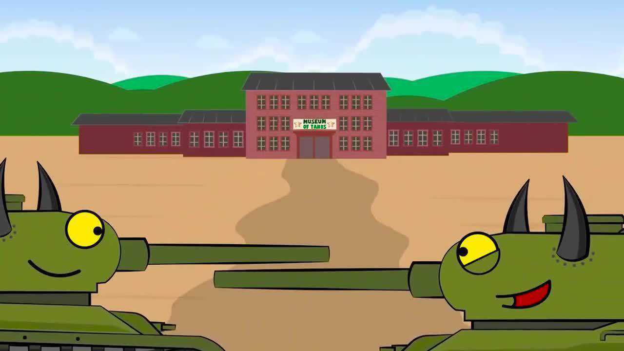 坦克世界动画:炮王的子弹比别的坦克还大!好猛