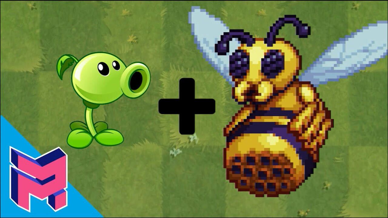 植物大战僵尸:蜜蜂和豌豆合体