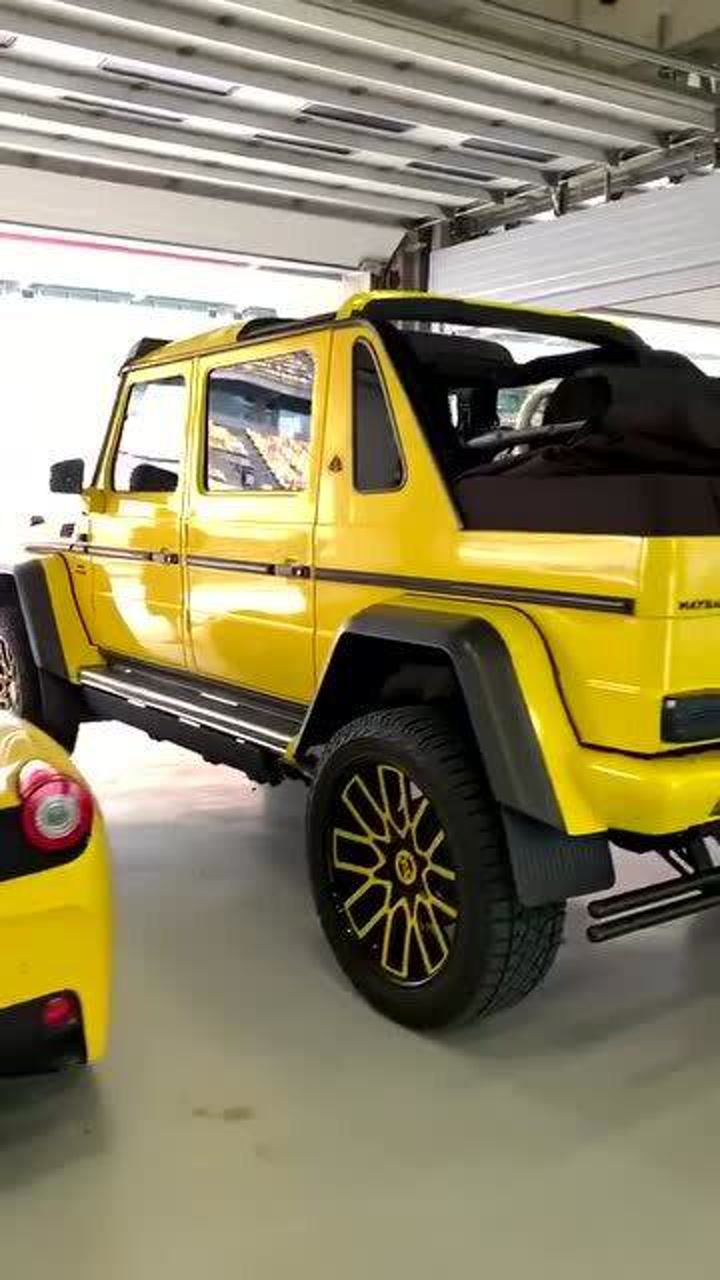 敞篷版迈巴赫g650,国内唯一一台,这可是奔驰g的加强版本!