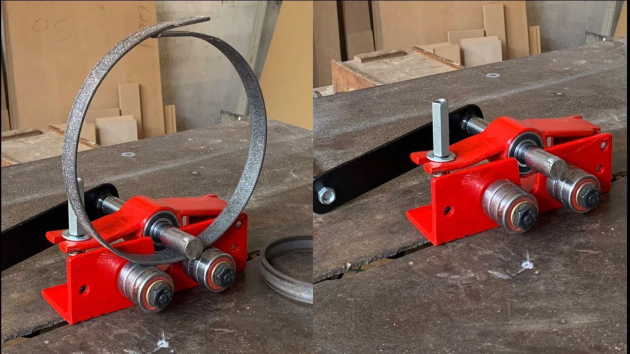 自制小型手摇卷圆机,简单实用