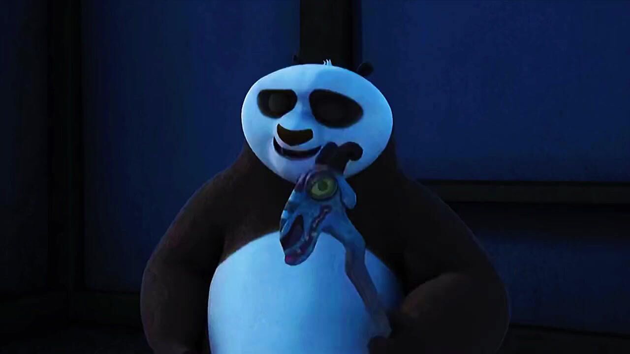 功夫熊猫:阿宝化身僵尸形态打败师傅