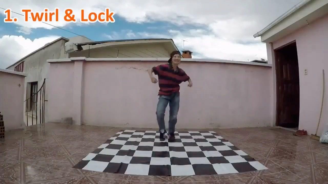 locking30个锁舞基本舞步动作名字动作示范教学