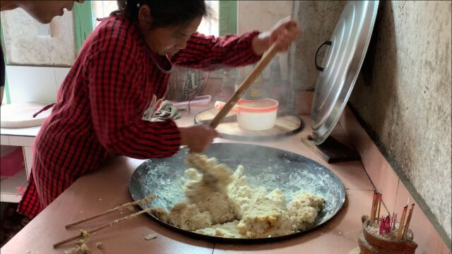 农村传统美食,制作的全过程,即美味又唯美