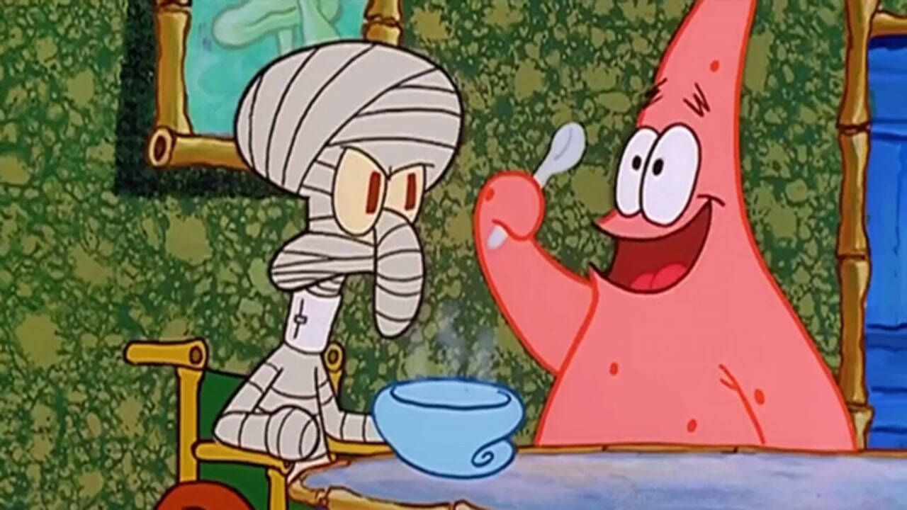 章鱼哥派大星我是个病人麻烦你对我上点心我太难了