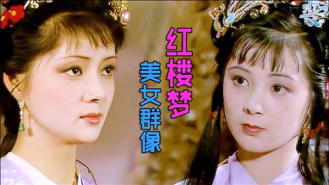 87版《红楼梦》古装美女群像,林黛玉 薛宝钗 秦可卿 王熙凤