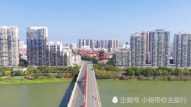 从空中俯瞰,福建漳州,一座美丽的海滨小城