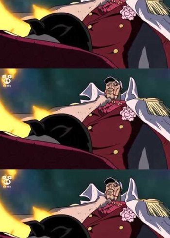 海贼王:白胡子vs赤犬!顶上精彩对决,下手真狠!