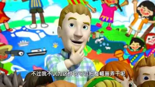 孩子们好棒,在墙上画海报,真是太漂亮了