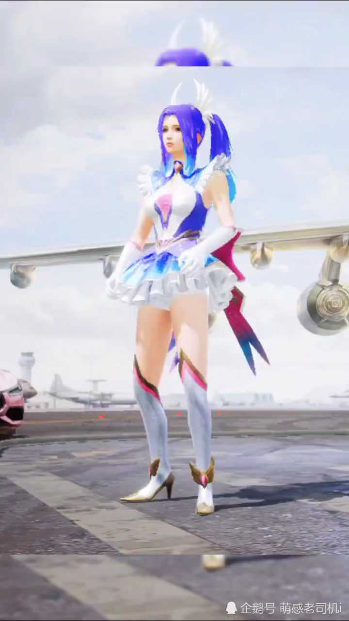 和平精英游戏里的高跟鞋真尖啊