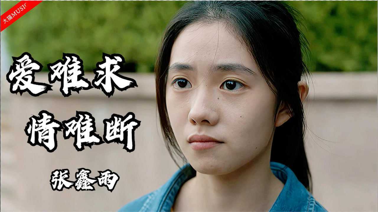音乐张鑫雨爱难求情难断伤感走心刺痛了多少人的心