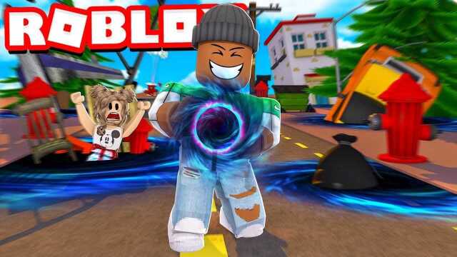 Roblox黑洞模拟器:我可以操控黑洞!疯狂吞噬全部金币!小格解说