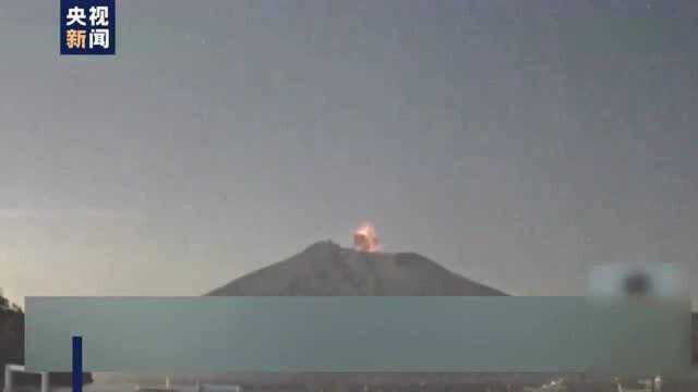 震撼!日本樱岛火山大规模喷发,烟尘高达4200米