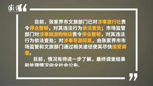 对旅行社罚20万!张家界通报导游骂游客骗吃骗喝调