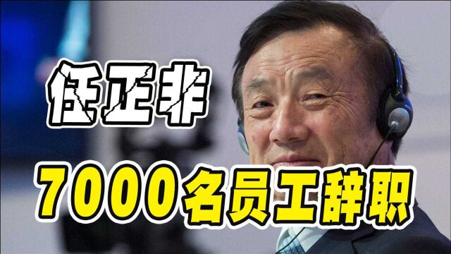 华为7000名老员工集体辞退,任正非:华为没有终身这一说