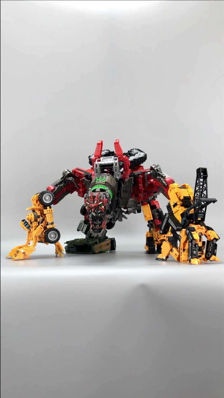 变形金刚ss69泰坦级大力神八合体.如何能趴舒服了._腾讯视频