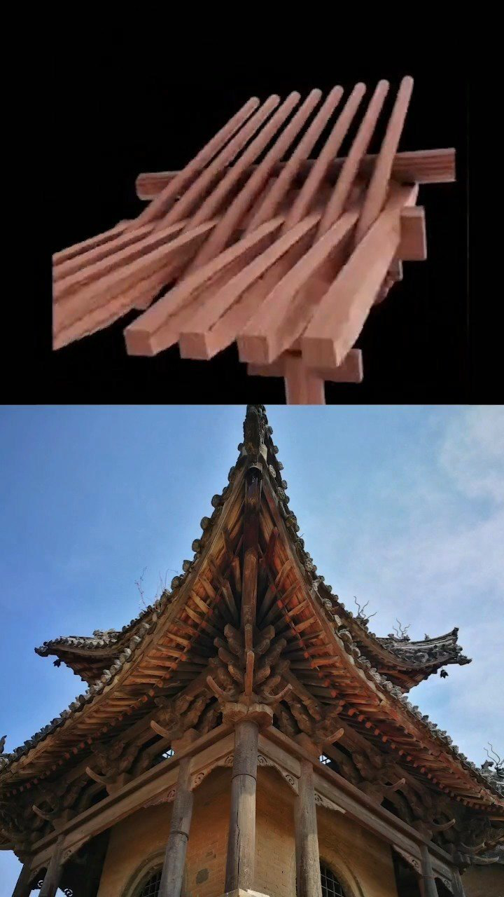 古人智慧的体现,古建筑斗拱#榫卯结构