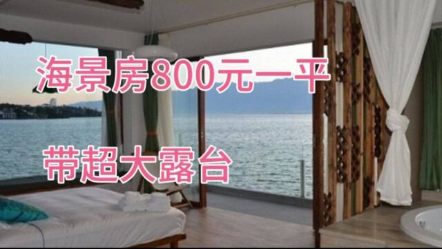 总价8万元的海景房,带超大露台,风景这么好,房价却接近崩盘!