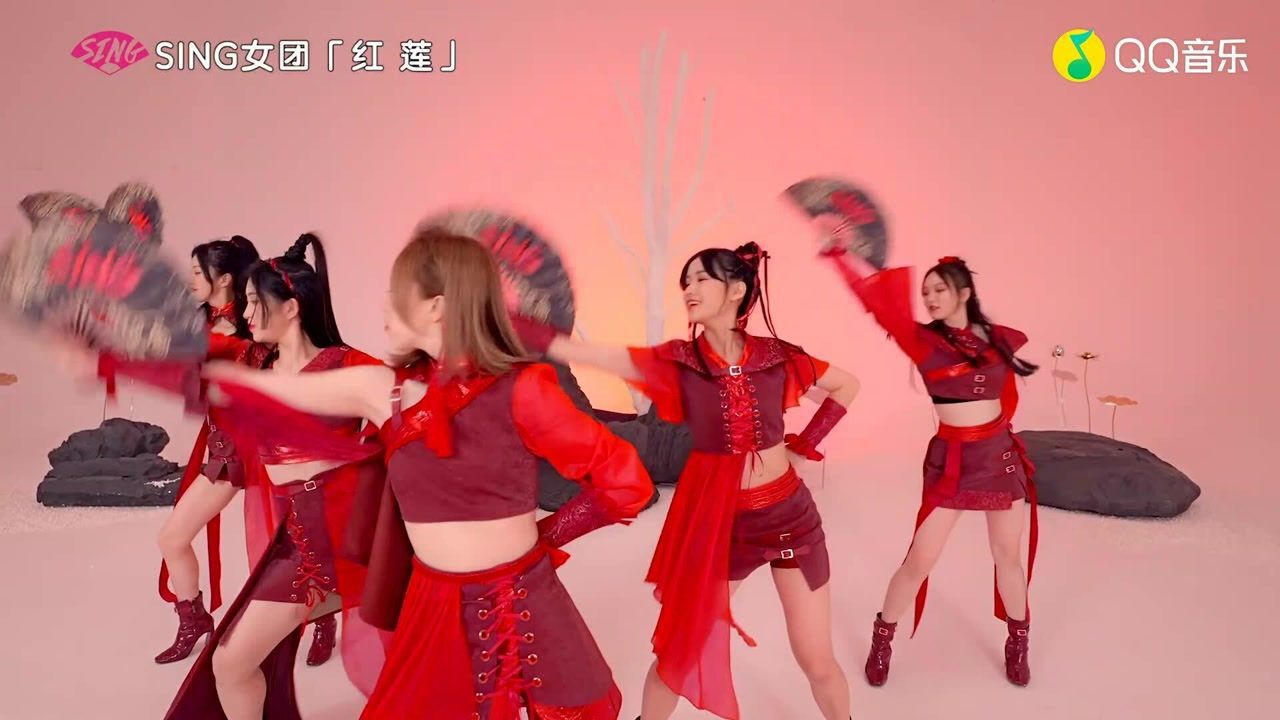 sing女团红莲舞蹈练习室版