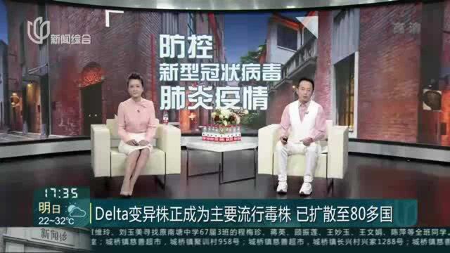 Delta变异株正成为主要流行毒株 已扩散至80多国