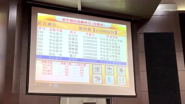 中山市直属初中镇区组电脑随机摇号名单出炉