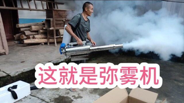 花了近800块买了一个弥雾机杀虫消毒,发现这玩意在农村还挺实用