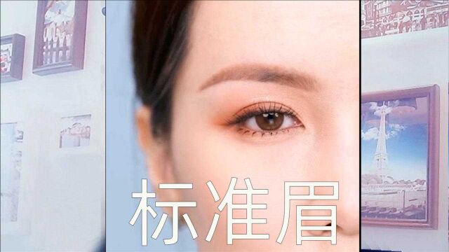 14,不挑人的标准眉,新手万能眉型公式,手残党必看