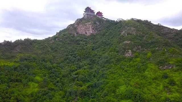 浙江温岭楼旗尖风景航拍 可惜无人机限飞区 飞不上去遗憾