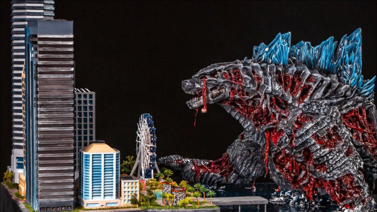 如果哥斯拉变成丧尸,结果会怎样?