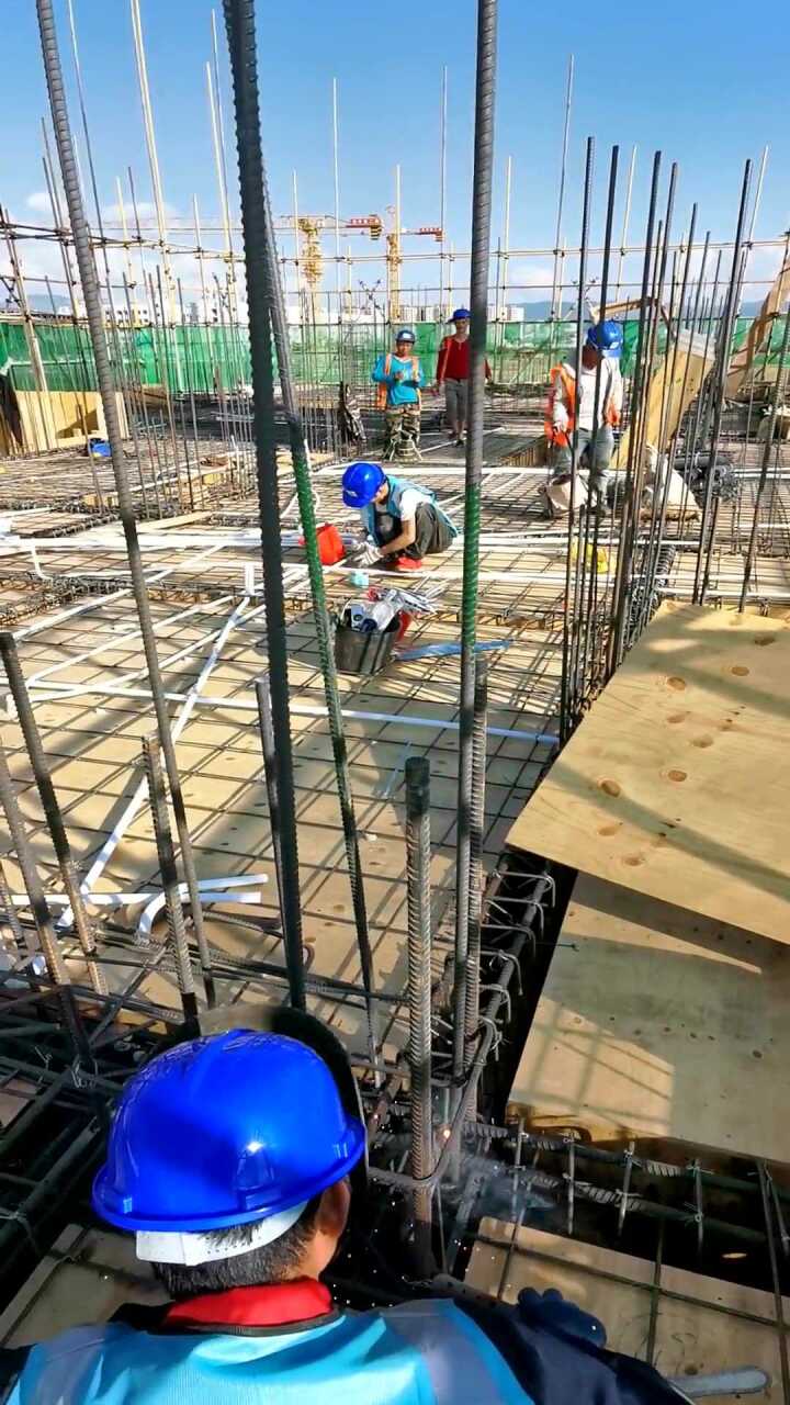 屋面防雷焊接高清视频