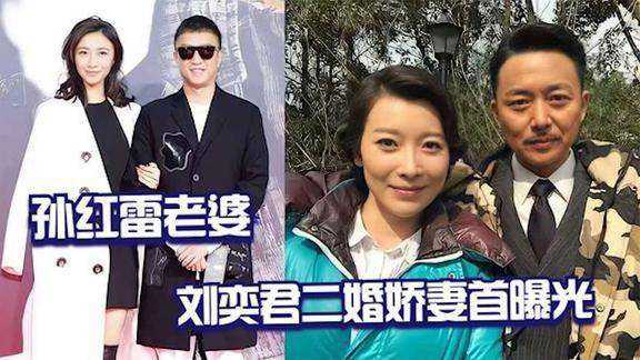 看完孙红雷老婆再看刘奕君二婚妻子这一对比简直是天差地别
