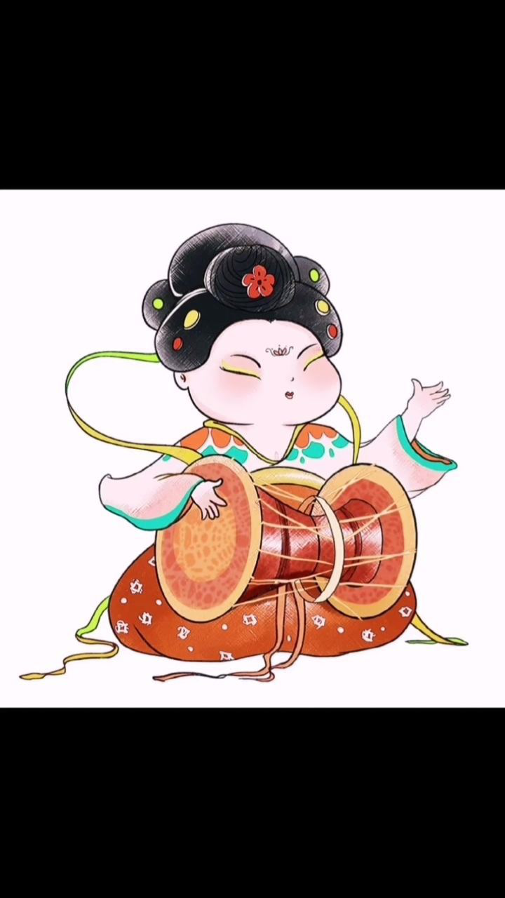 超可爱的唐宫仕女图分享给你哦