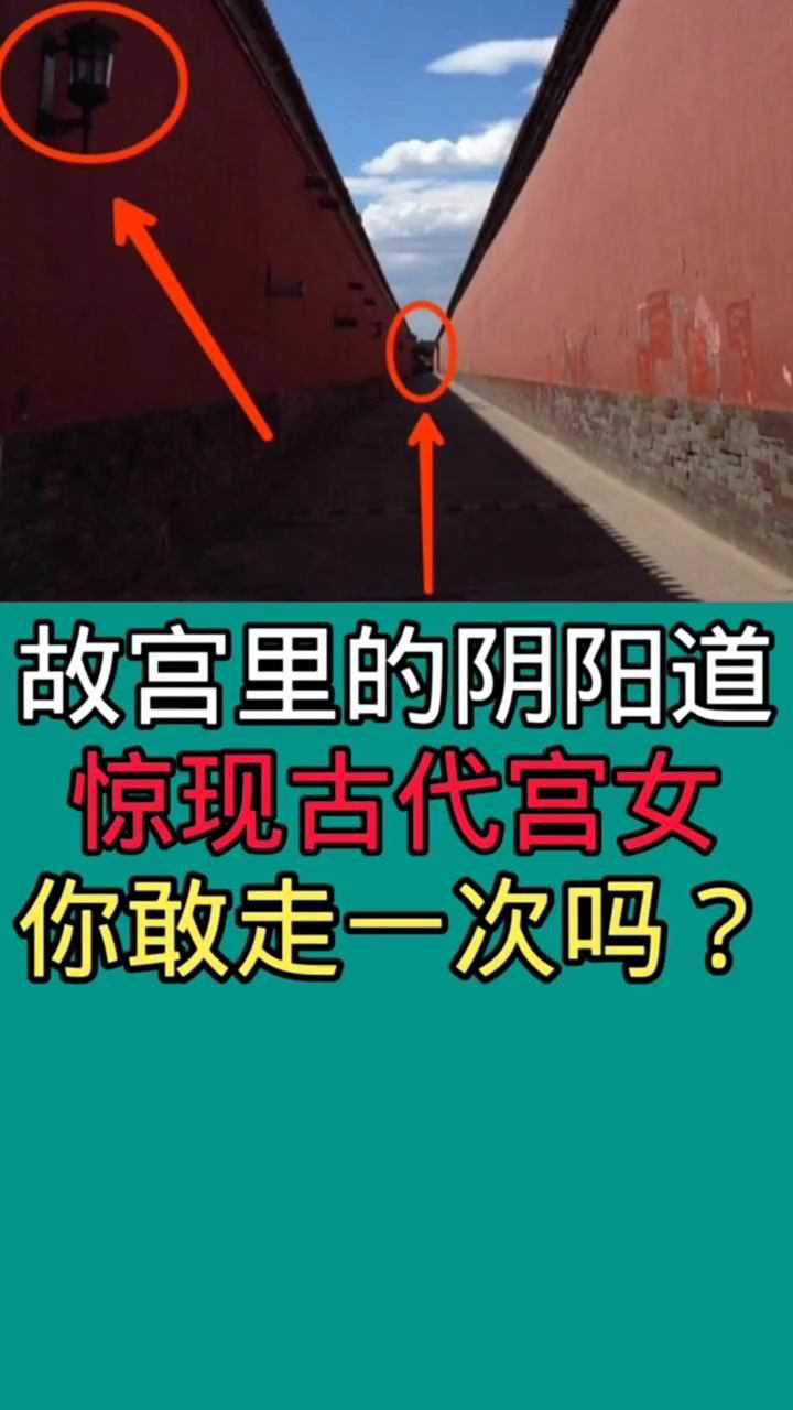 故宫里的阴阳道!惊现古代宫女!你敢走一次吗?_腾讯视频