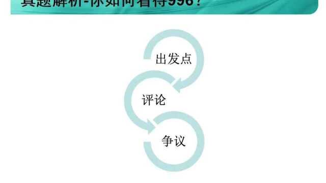 个人面试案例真题解析 你如何看待996 林晨MBA 林晨陪你考研