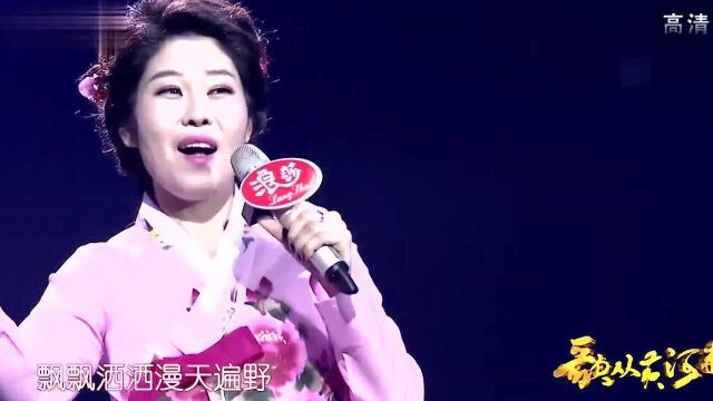 金善姬演唱《我爱你塞北的雪》,曲终奏雅,直击人心