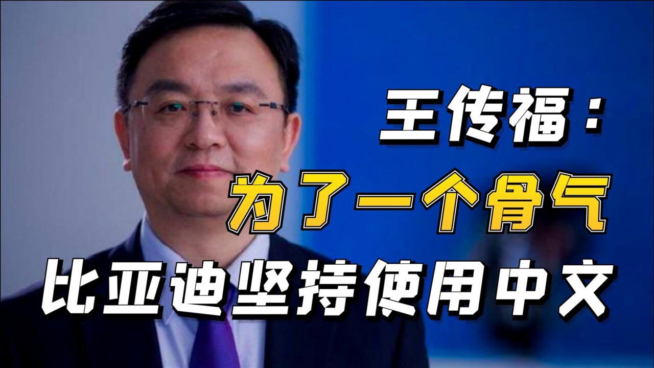 王传福:为了一个骨气,比亚迪坚持使用中文按键!_高清1080P在线观看平台_腾讯视频