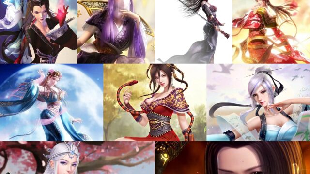 秦时明月各大美女合集