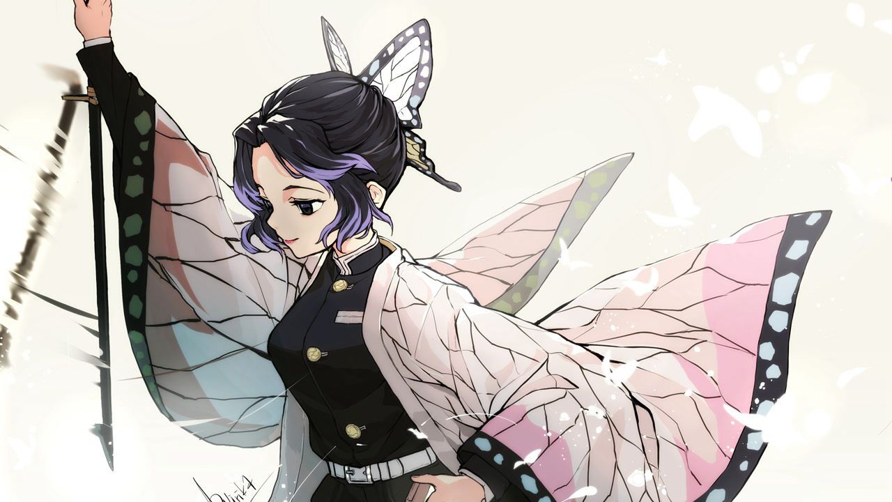 蝴蝶忍离炭治郎那么近,炭治郎当然会脸红了,毕竟还是小孩子嘛