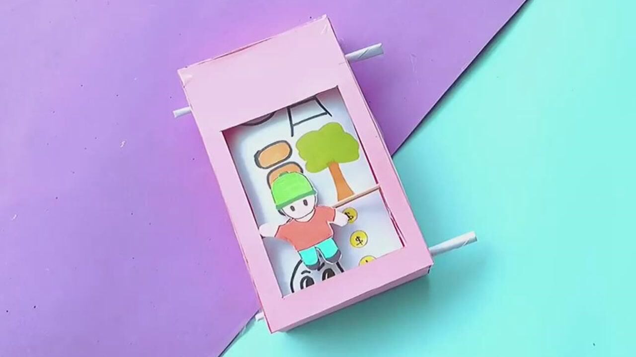创意手工DIY，简单又好玩的迷你游戏机！_高清