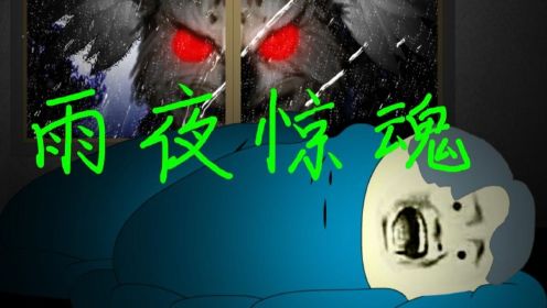 搞笑恐怖动画：雨夜惊魂【沙雕动画】