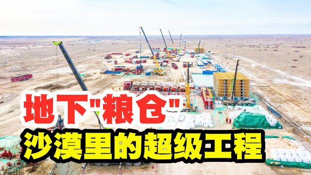 总投资70亿,我国在沙漠建“地下粮仓”,有何特殊用途?